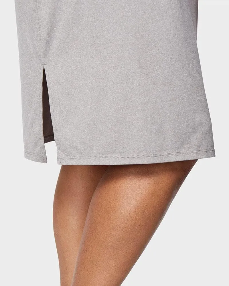 32 DEGREEES Womens Cool T-Shirt Dress | Moisture Wicking | Ultra-Soft | Anti - Odor | Side Slits