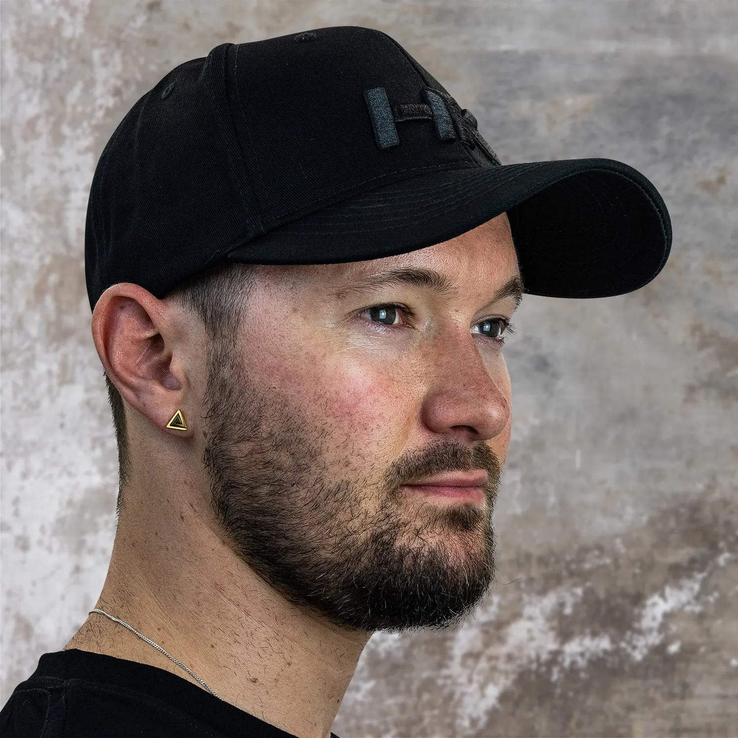 Baseball Cap - Snapback, Black Emblem