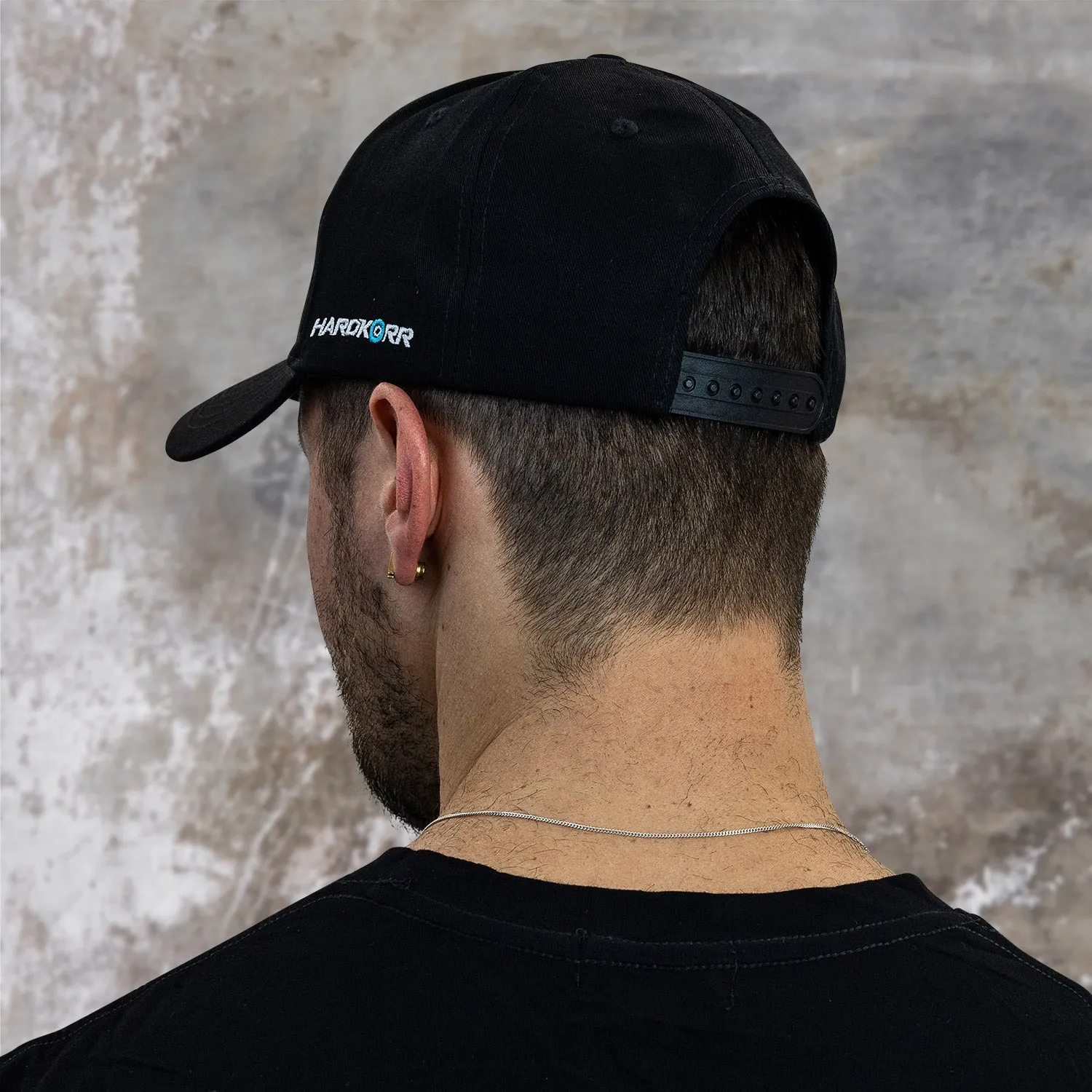 Baseball Cap - Snapback, Black Emblem
