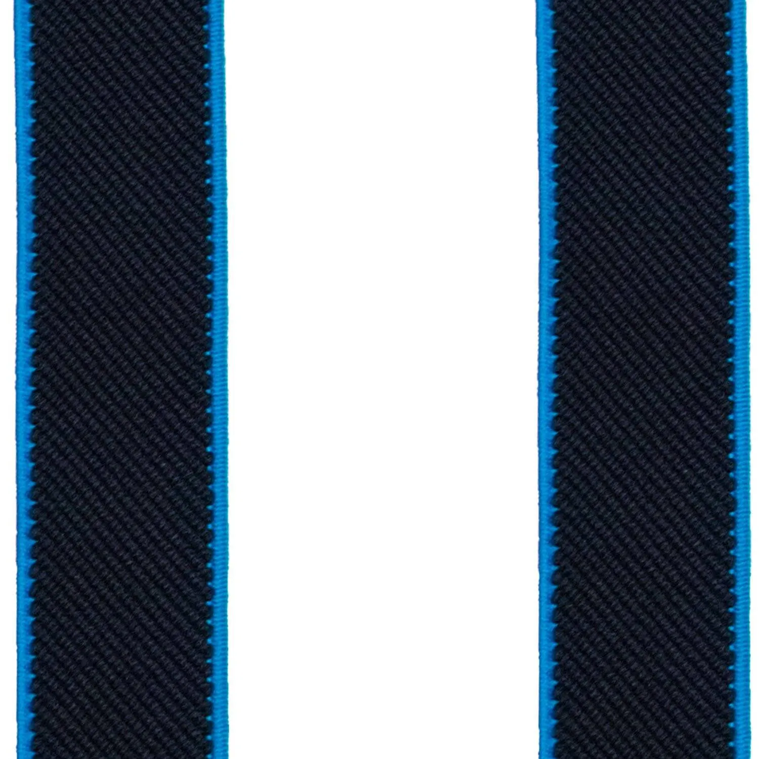 Black-Sky Blue Slim Suspenders