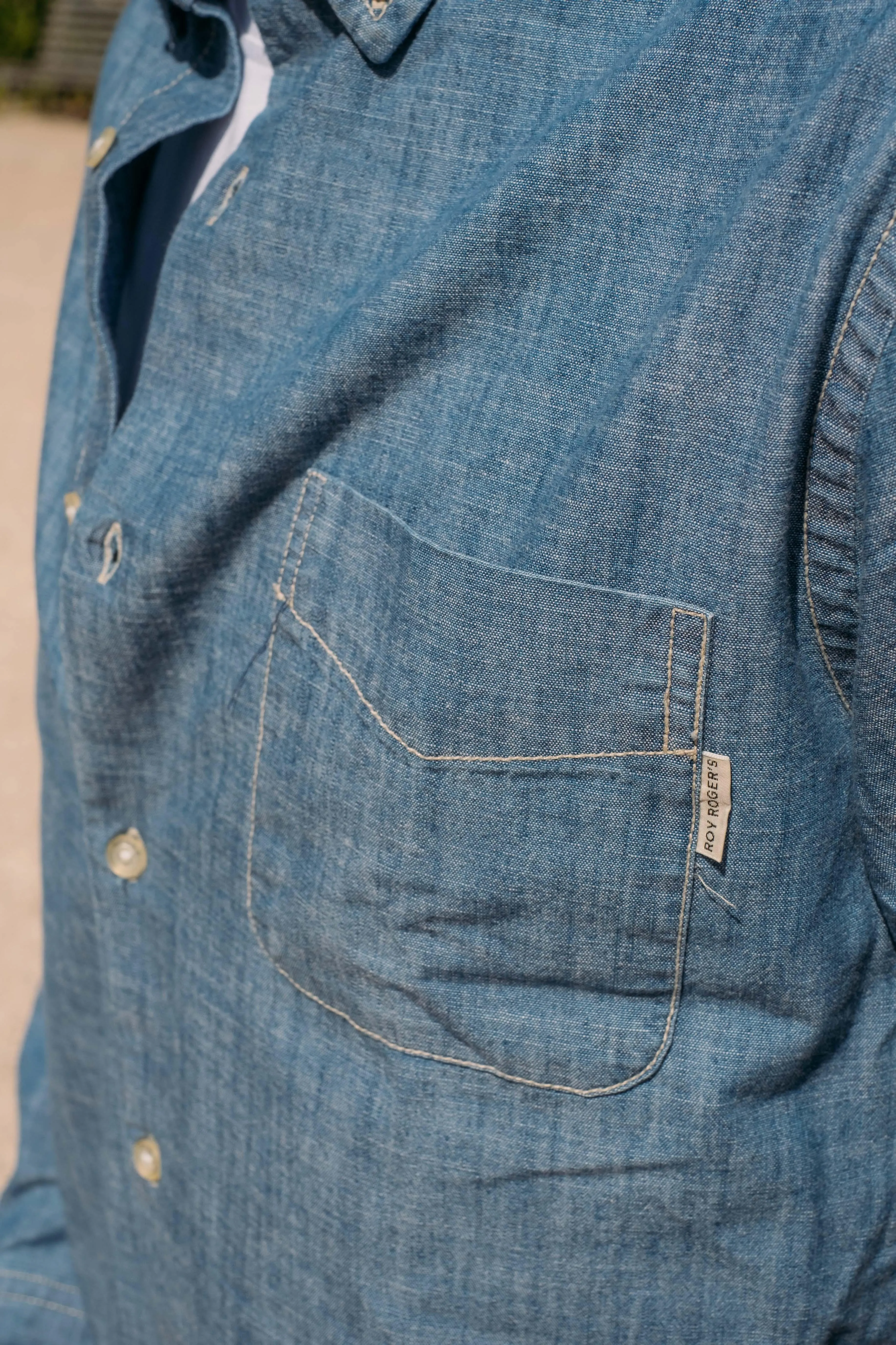 Camicia Chambray Light Bleach
