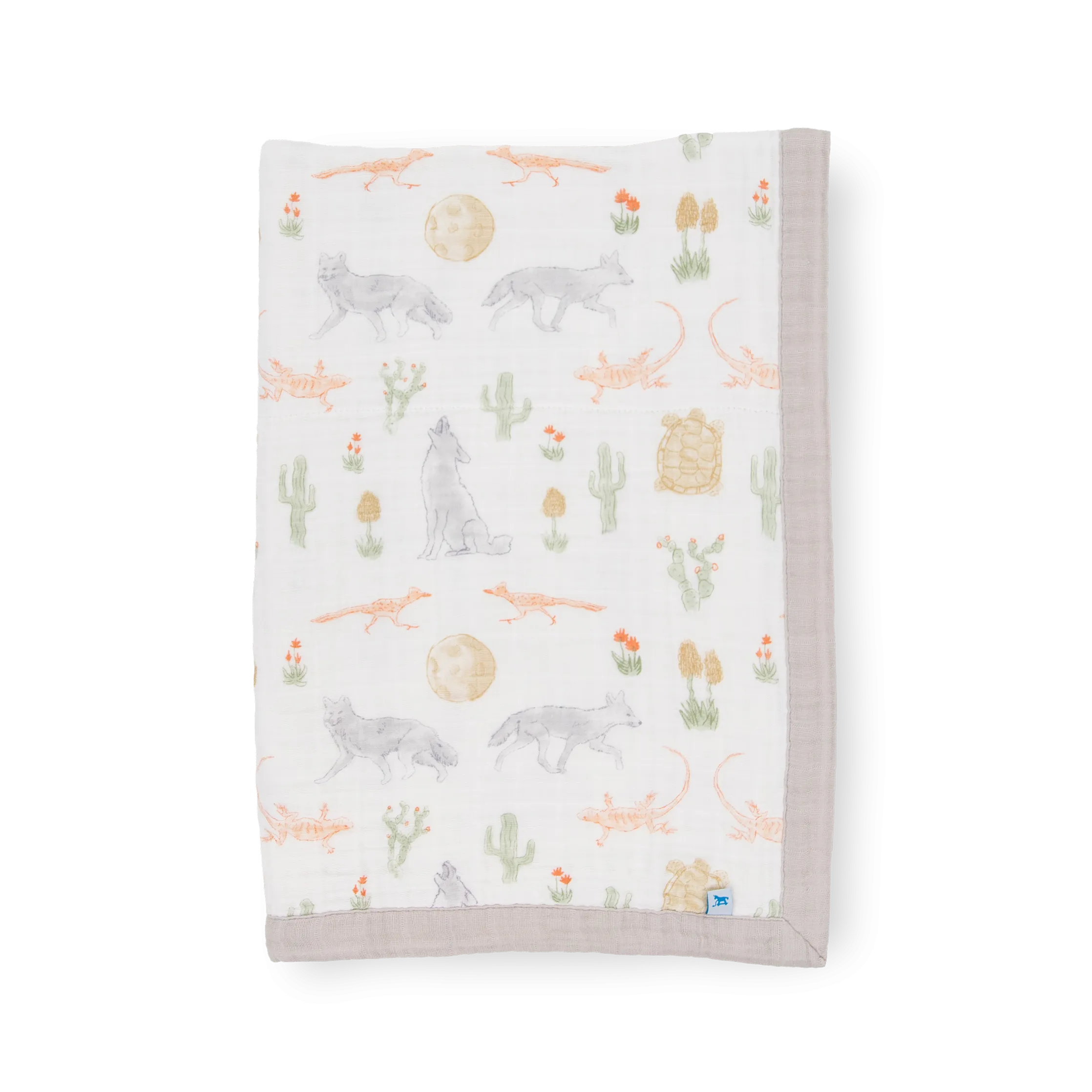Cotton Muslin Baby Quilt - Desert Night