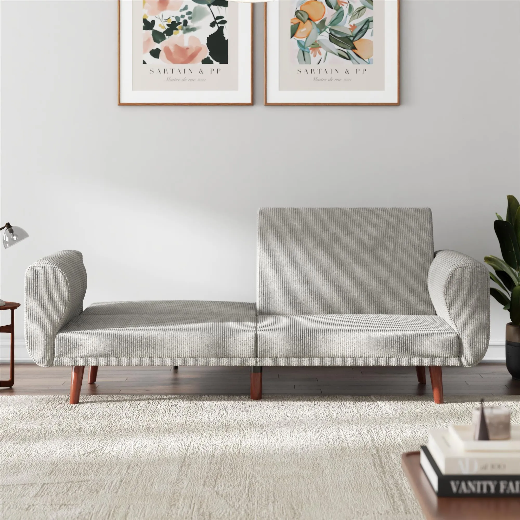 Daylen Mid-Century Futon Sofa Bed