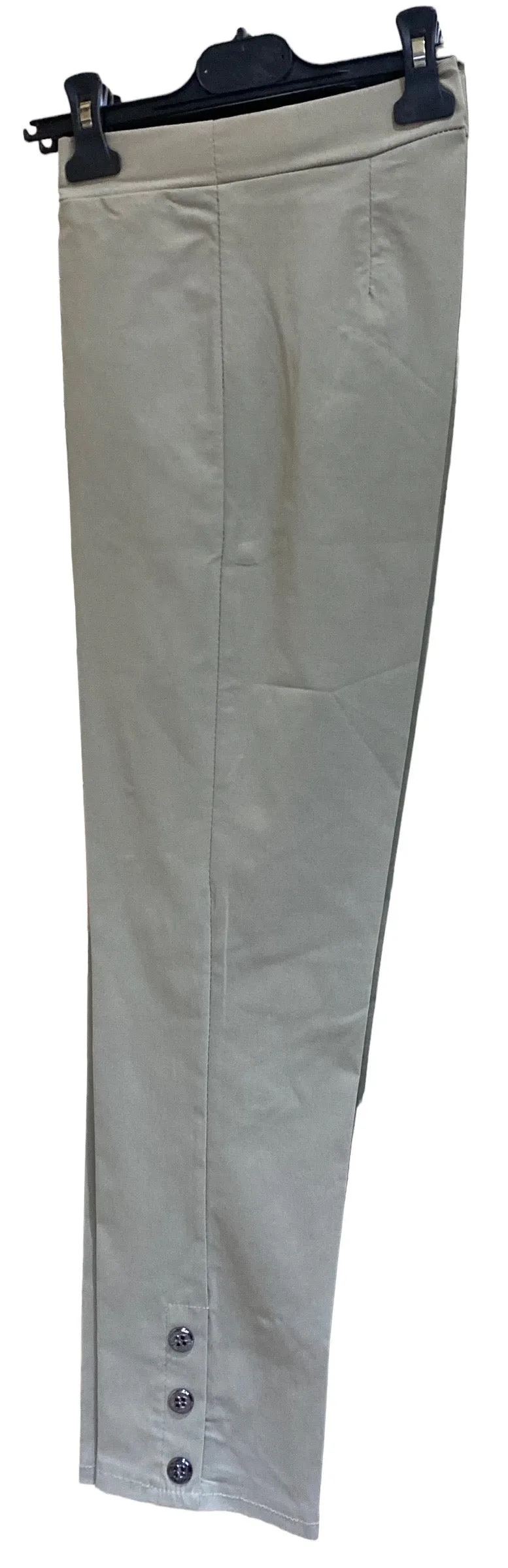 D.E.C.K By Decollage 2114 Cropped Trousers With Three Button Detail (5 Colours)