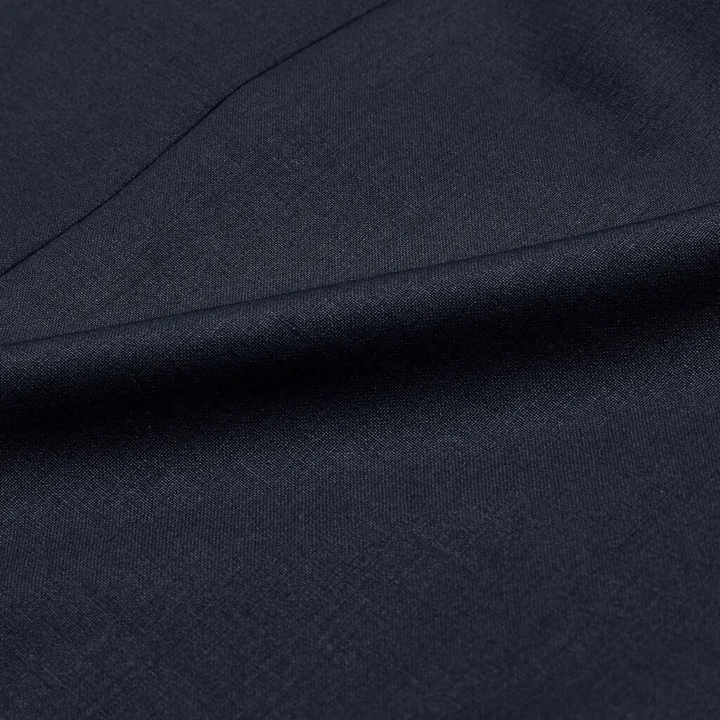 Flint Fitted Wool Suitpant - NAV Navy
