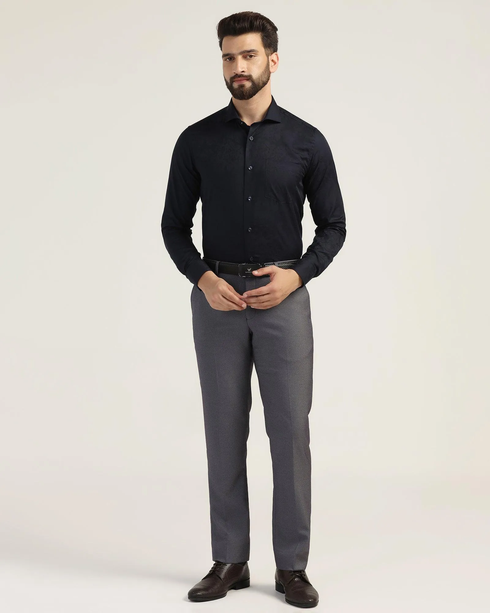 Formal Navy Printed Shirt - Arena