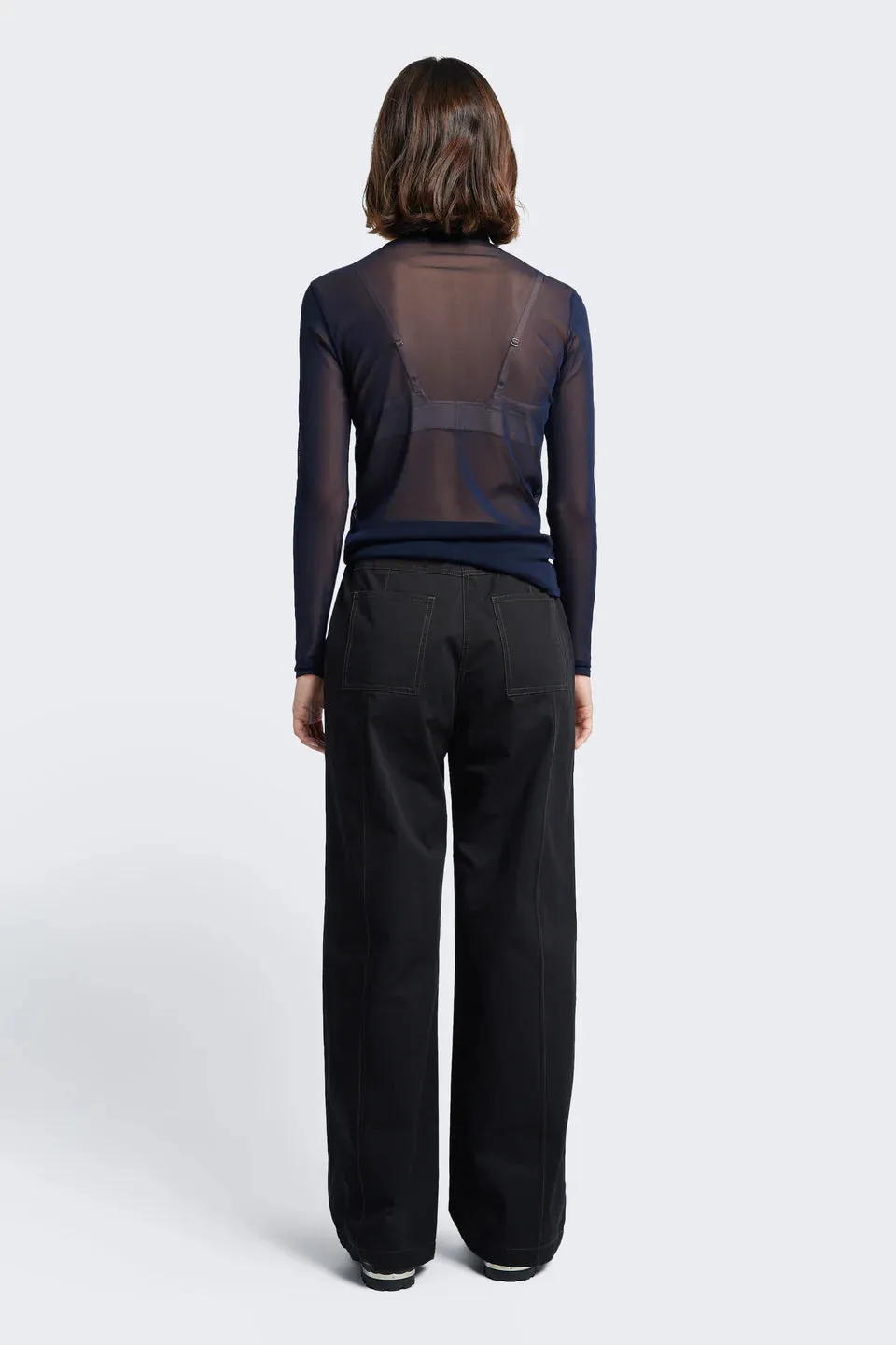 Found Tie Front Pant - Black