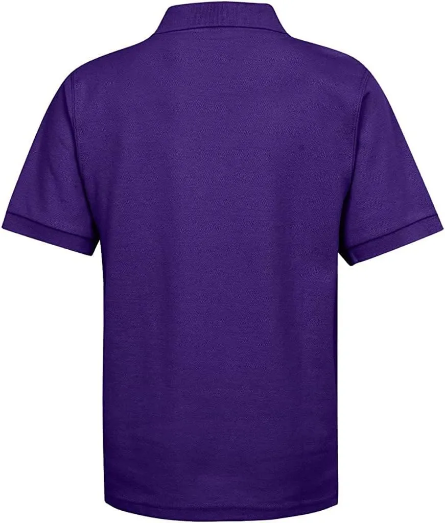 Galaxy by Harvic Boy's Short Sleeve Polo Shirts School Uniform