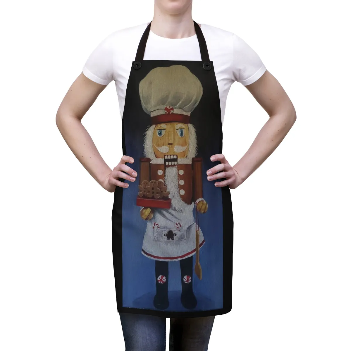 Gingerbread Nutcracker Apron