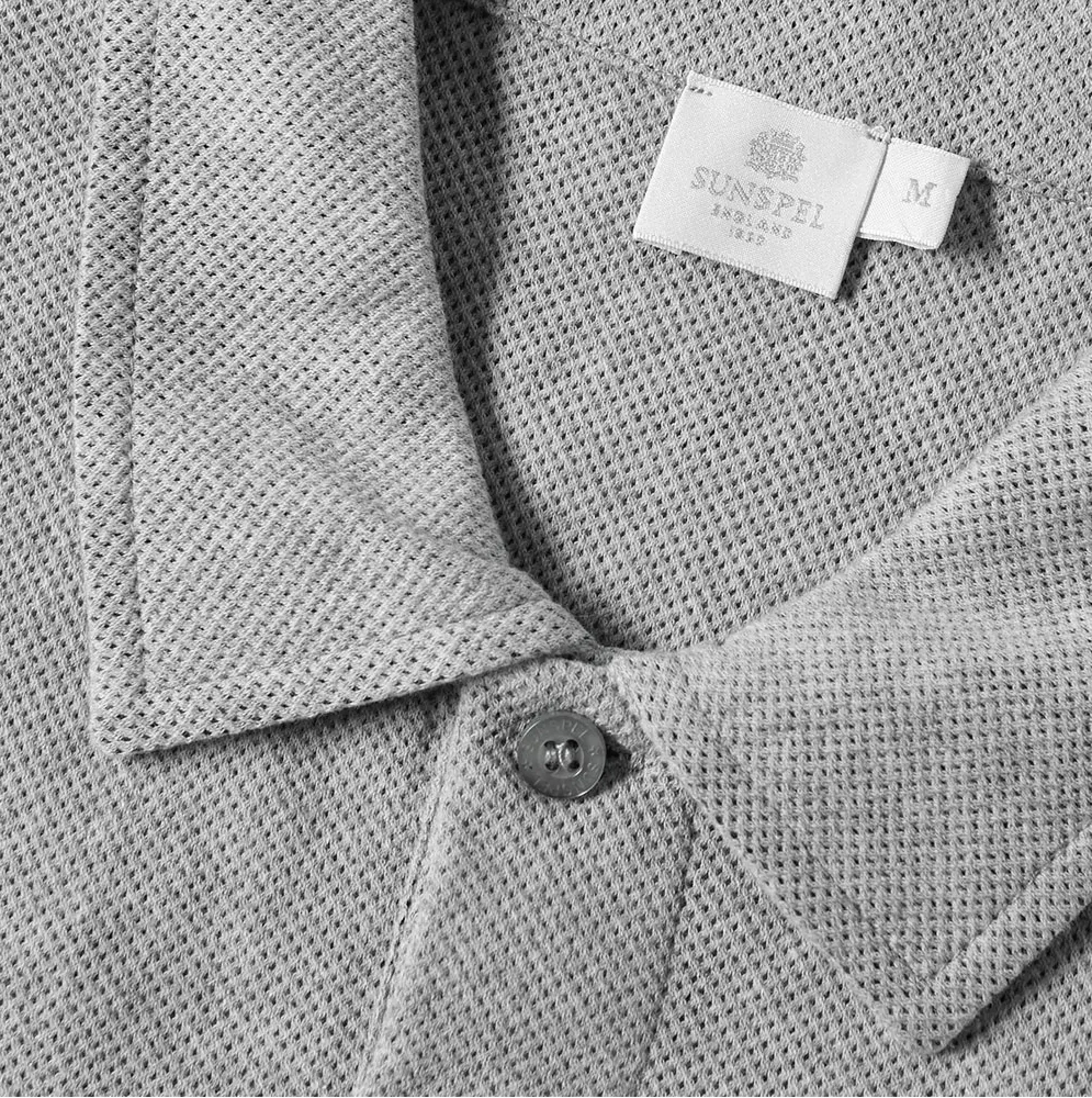 Grey Melange Riviera Polo Shirt