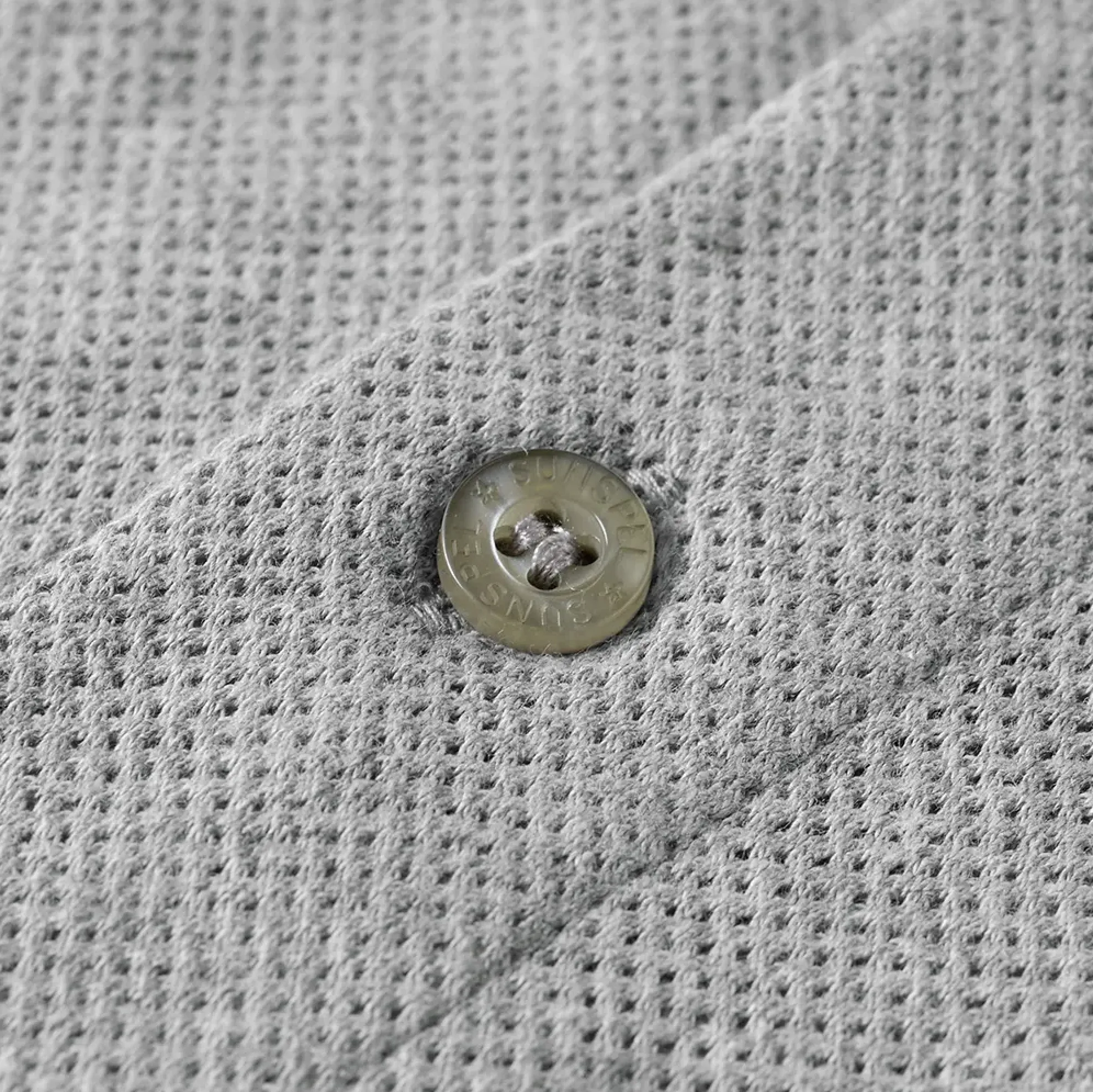 Grey Melange Riviera Polo Shirt