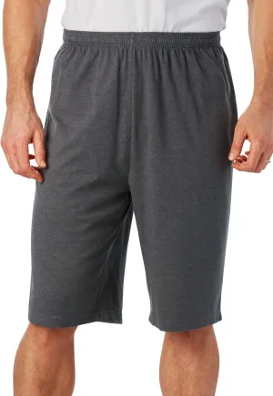 KingSize Men's Big & Tall Lightweight Extra Long Jersey Shorts
