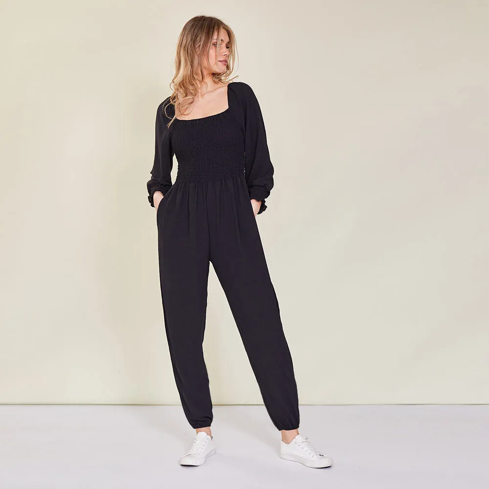 Luna Jumpsuit (Black)
