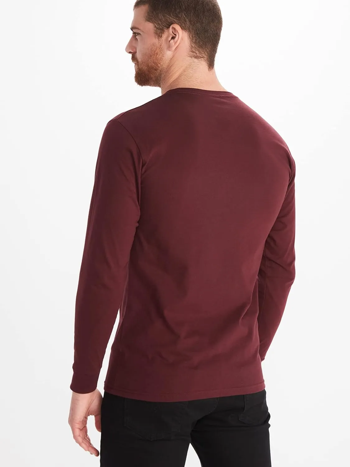 MARMOT Men's Coastal Long-Sleeve T-Shirt - Screen Printed Graphic on Soft, Breathable, Eco-Friendly Cotton/Poly Blend
