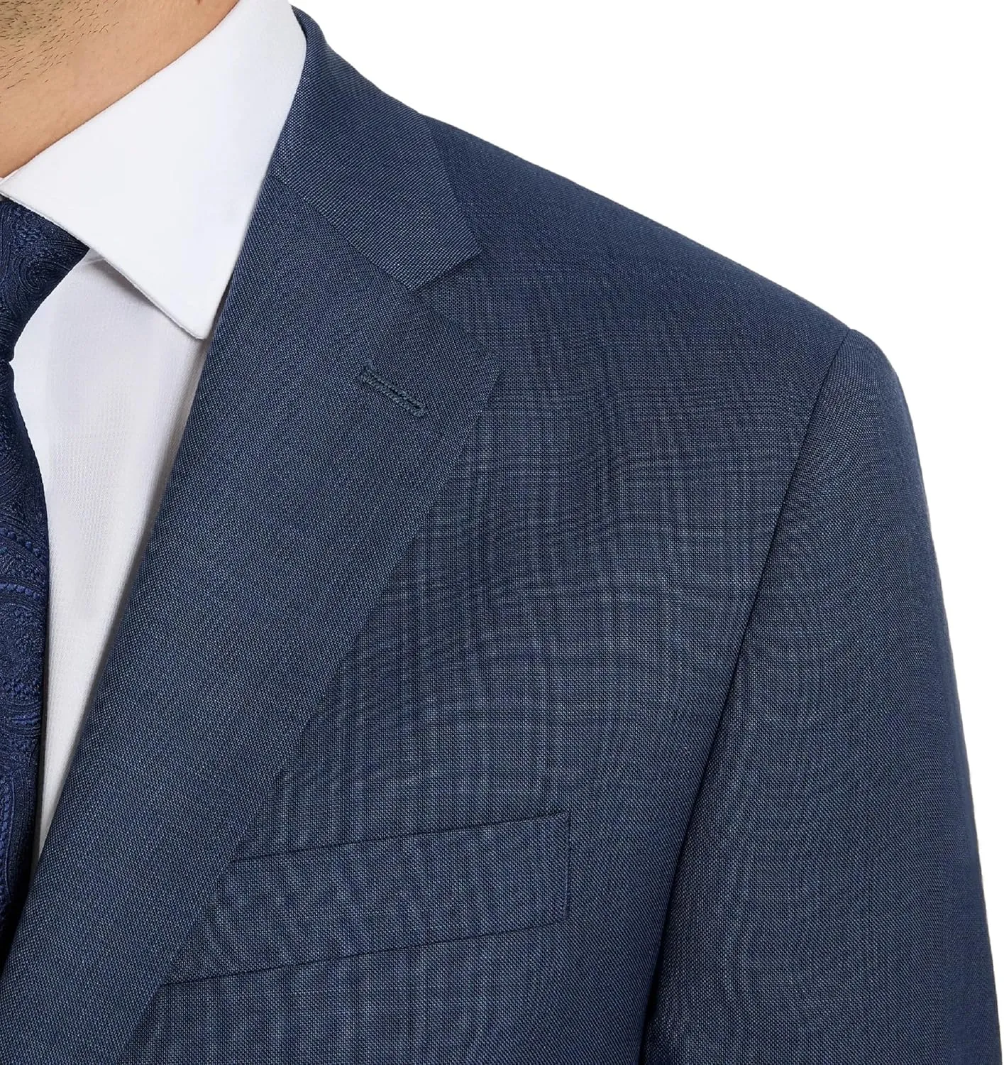 Michael Kors Mens 3-Piece Classic Fit Suit Separates | Blazer, Vest & Pants, Perfect for Weddings, Proms & Formal Events