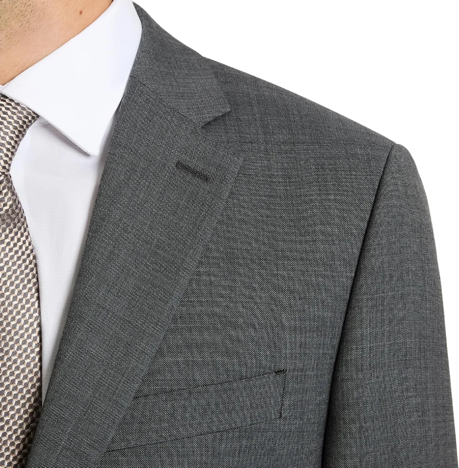 Michael Kors Mens 3-Piece Classic Fit Suit Separates | Blazer, Vest & Pants, Perfect for Weddings, Proms & Formal Events