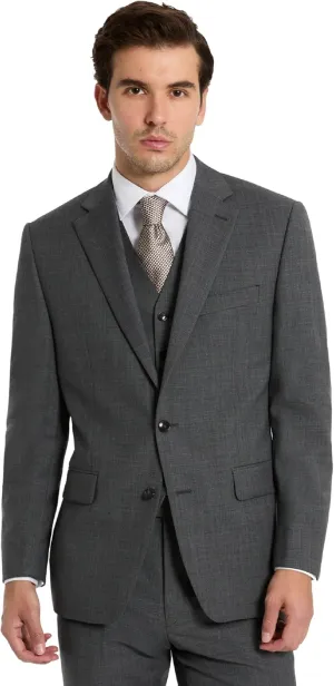 Michael Kors Mens 3-Piece Classic Fit Suit Separates | Blazer, Vest & Pants, Perfect for Weddings, Proms & Formal Events