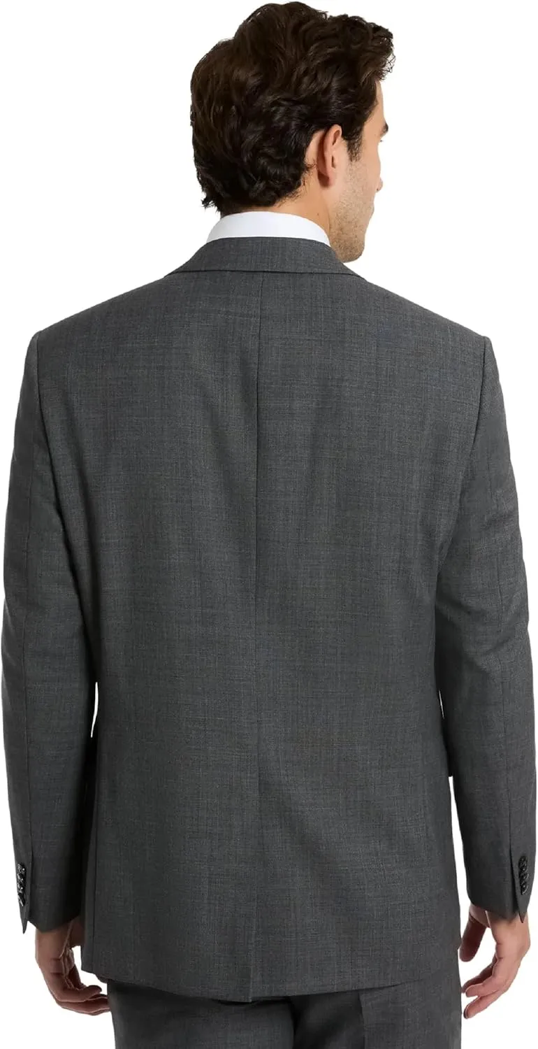 Michael Kors Mens 3-Piece Classic Fit Suit Separates | Blazer, Vest & Pants, Perfect for Weddings, Proms & Formal Events