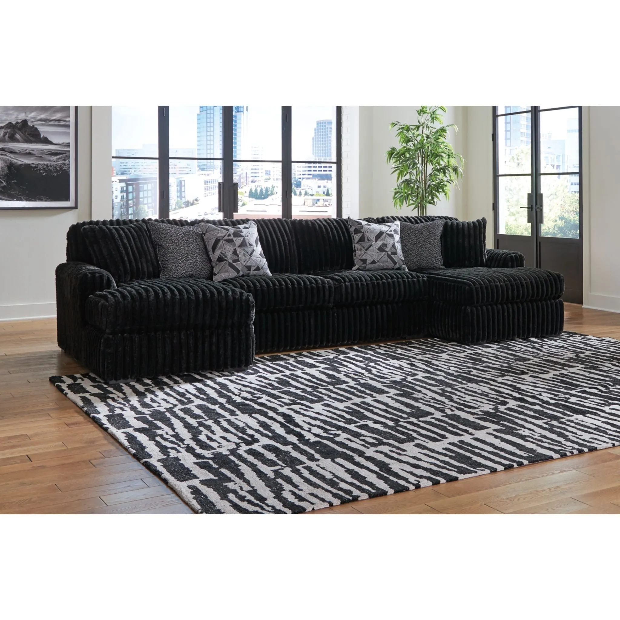 Midnight-Madness 3 Piece Sectional