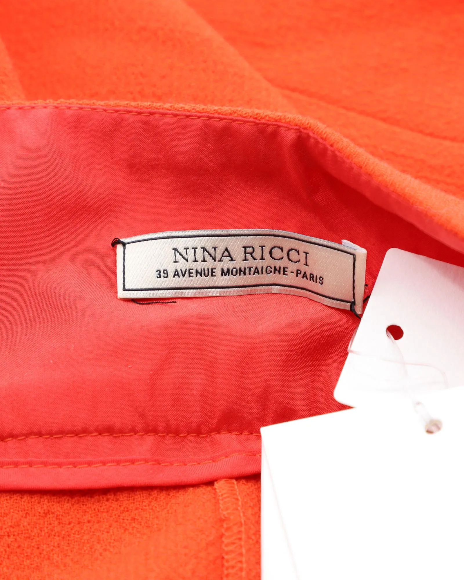 Nina Ricci Shorts in Orange Wool