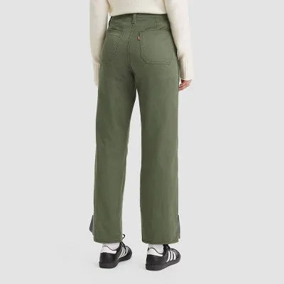 Open Box - Levi's Women's High Rise Straight Leg Crop Relaxed Jeans