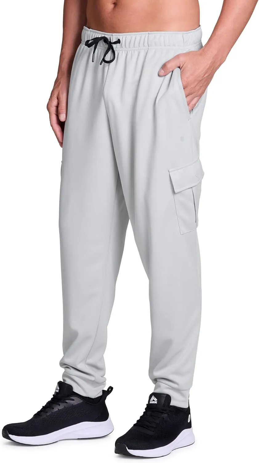 RBX Active Men's Athletic Performance Quick Dry Breathable Tapered Jogger Sweatpant with Pockets