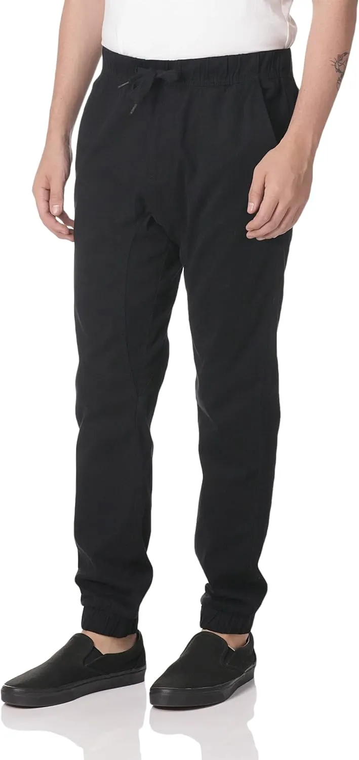 Southpole Men's Basic Stretch Twill Jogger Pants-Reg and Big & Tall Sizes