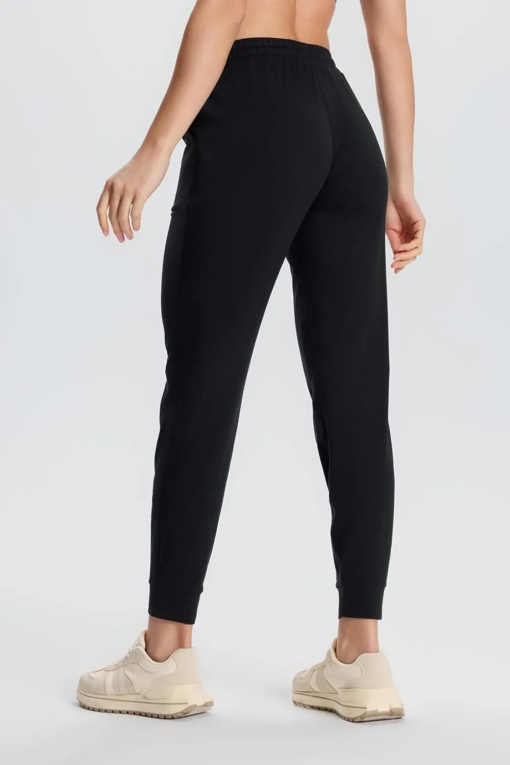 Yogipace Women's Petite/Regular/Tall Ultra Soft Performance Joggers with Pockets Lounge Travel Yoga Sweatpants Athletic Pants